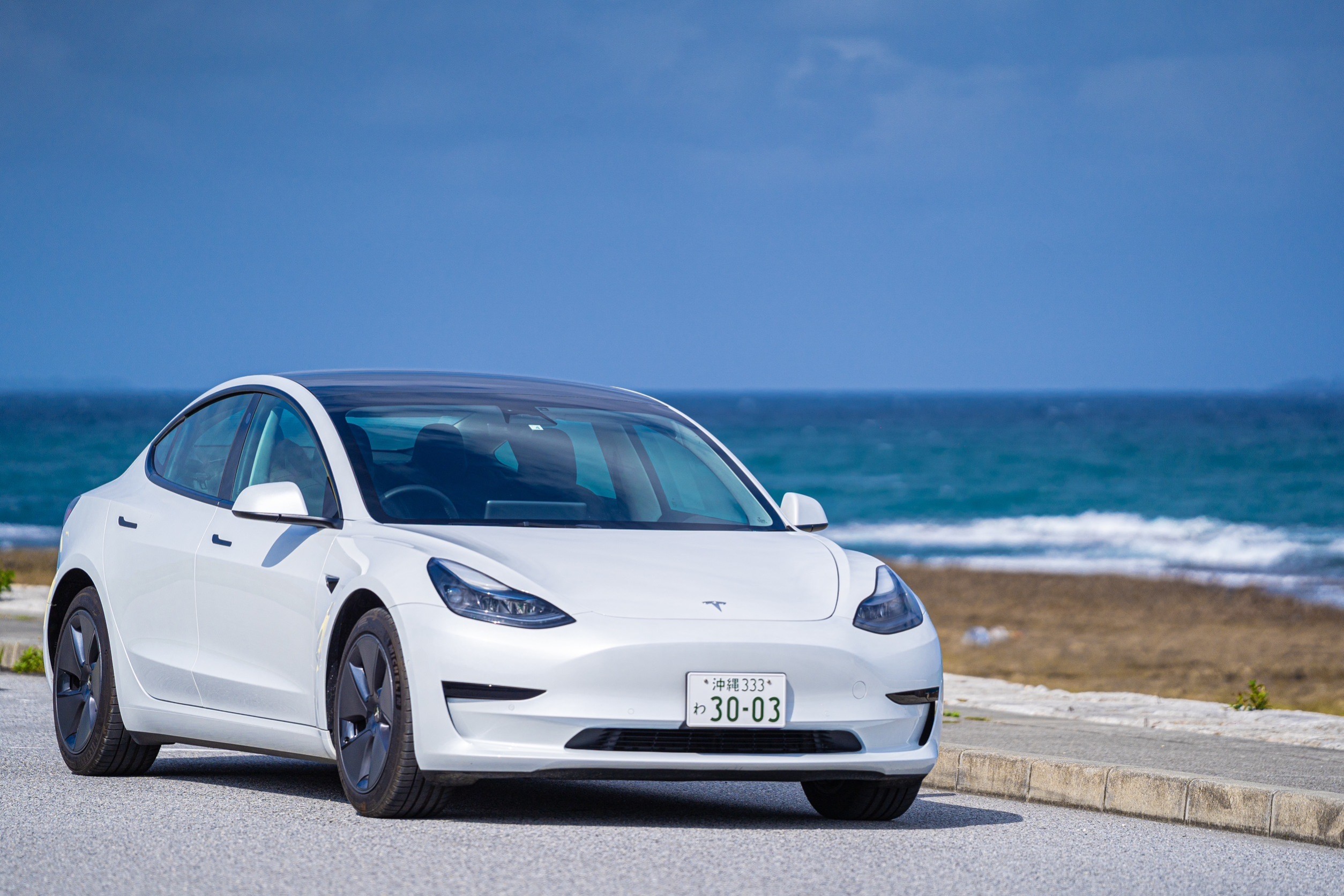 ★50% 할인★ 테슬라 Model 3/Y【나하공항 또는 아카미네역 무료 픽업·샌딩 서비스! 반납 시 충전 불필요·충전요금 포함】