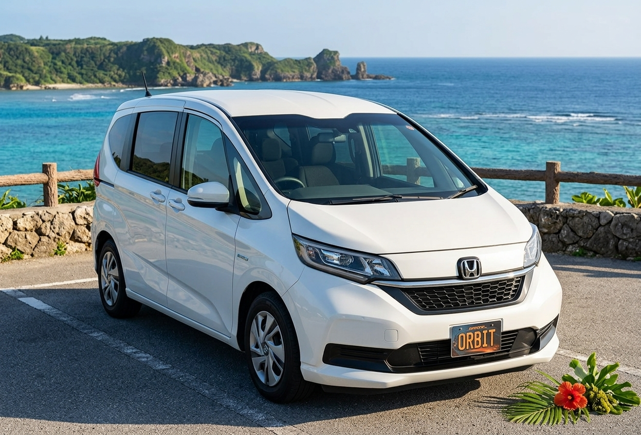 HONDA FREED 6인승｜나하 공항·국제거리·인근 호텔 무료 픽업·드롭오프｜반납 후 픽업 서비스 포함!