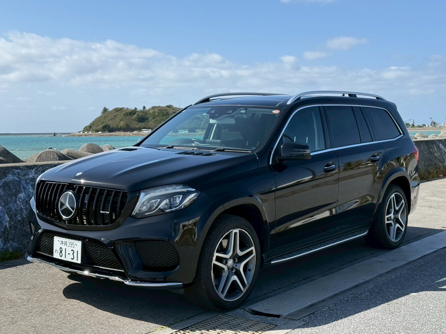 메르세데스 벤츠 GLS 350d 7인승　선루프　 1박 2일 29800엔 2박째 이후 반액!
